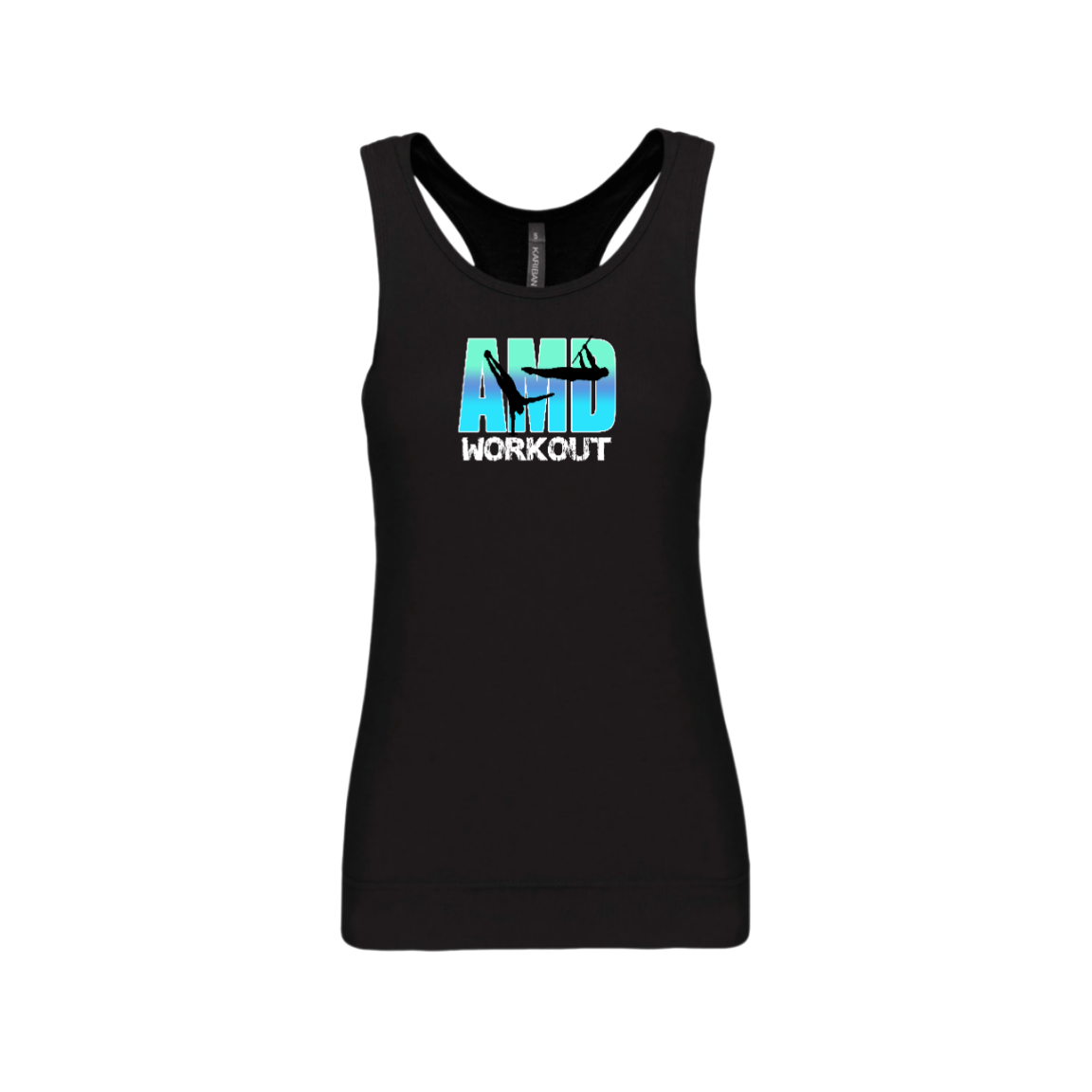 Débardeur de Sport Angélina Kariban x AMD WORKOUT - Élégance et Performance Haut de Gamme