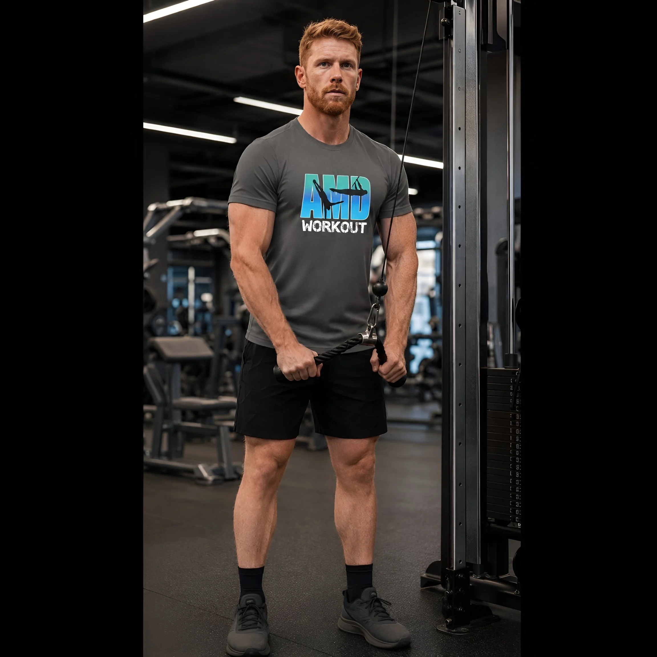Le T-Shirt Street Workout Ultime : Carrure Carrée & Coton Brut 2/3