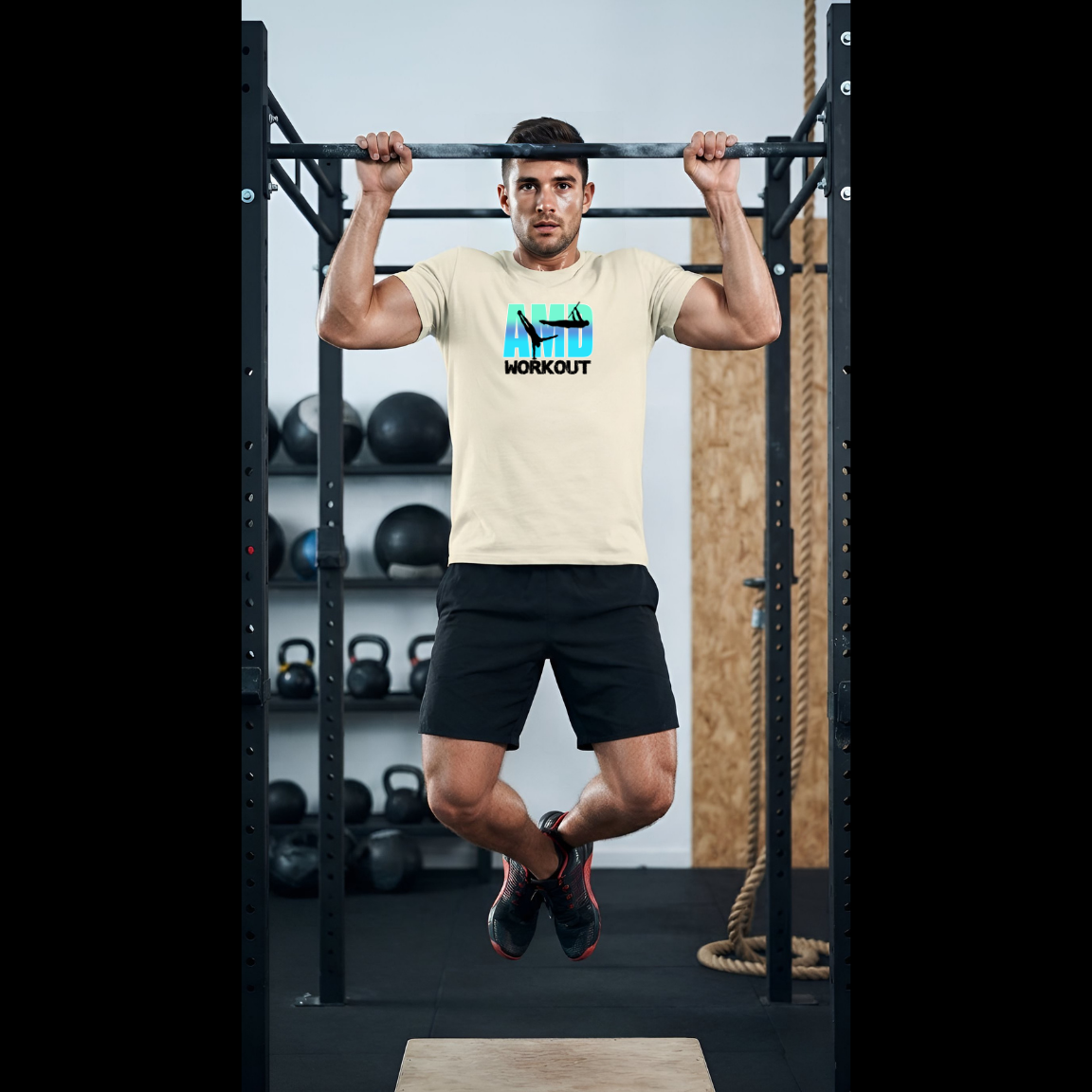 T-Shirt AMD WORKOUT — Édition Ultra-Fluide Unisexe 7/7