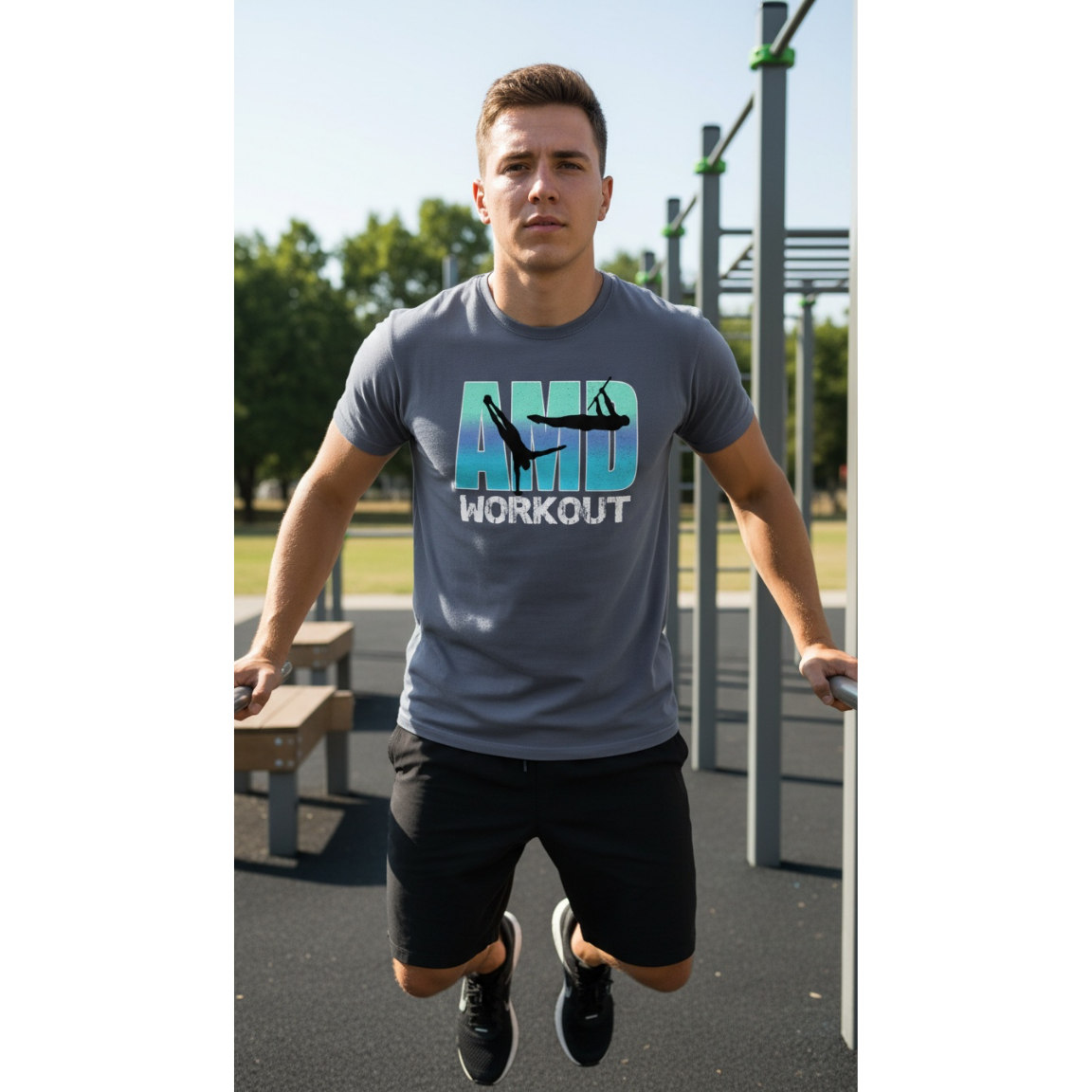 T-shirt Sport AMD WORKOUT, Neoteric - L'Évacuation Ultime de la Transpiration