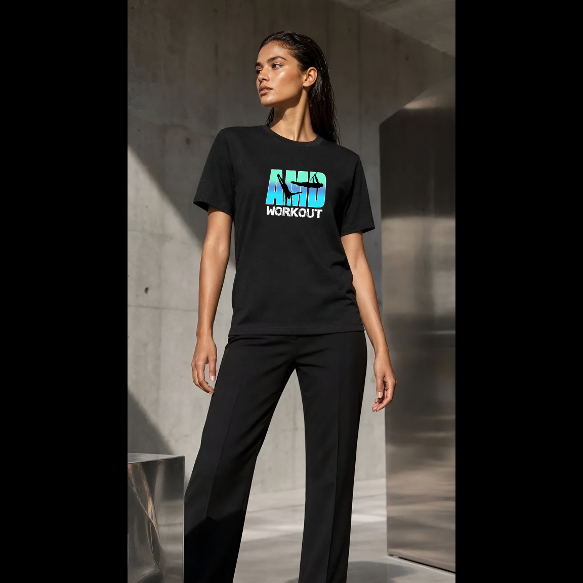 T-Shirt AMD WORKOUT — Édition Ultra-Fluide 1/7