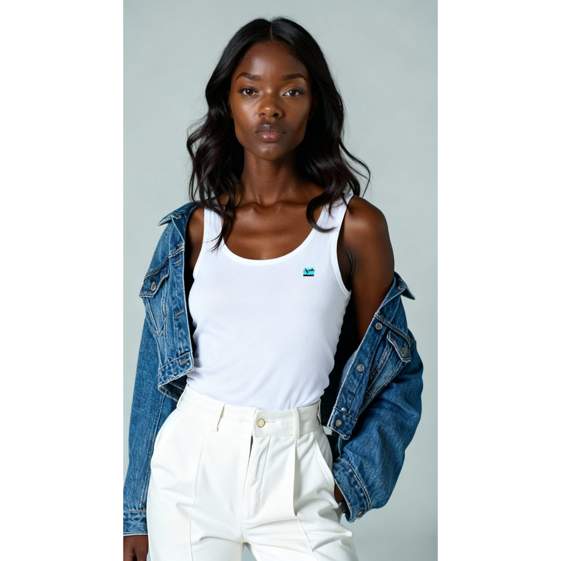 Débardeur Premium AMD WORKOUT : L'Élégance Biologique au Service de Votre Performance