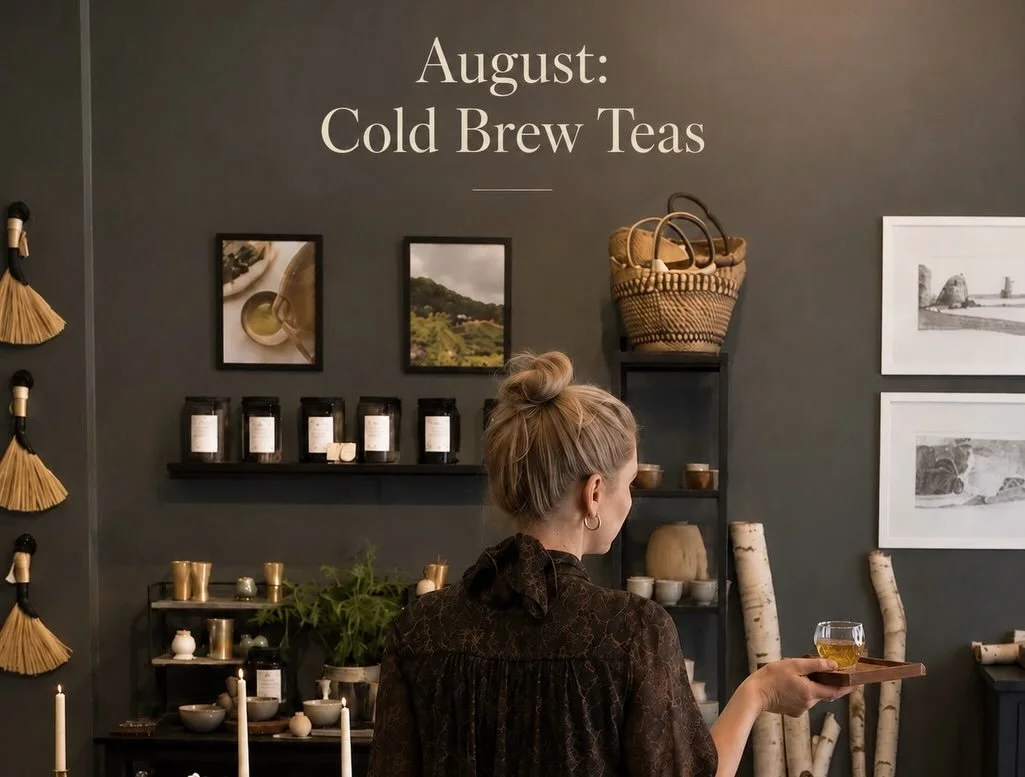 Join us this weekend for a taste of @artefact_marais cold brew teas.

Friday: Jasmine Oolong: 
using the traditional method in which the tea absorbs the fragrance of the jasmine through direct contact while leaves are still moist.

Saturday: French R