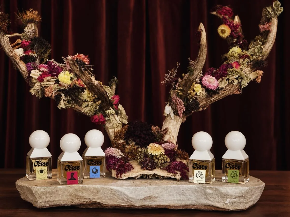 Beyond delighted to have Clue at D&oacute;ttir. Every fragrance is magnificent, unlike anything you have smelled before and yet draws upon dreamy memories and playful nostalgia. 

Established in 2023 by childhood friends &mdash; perfumer Laura Oberwe