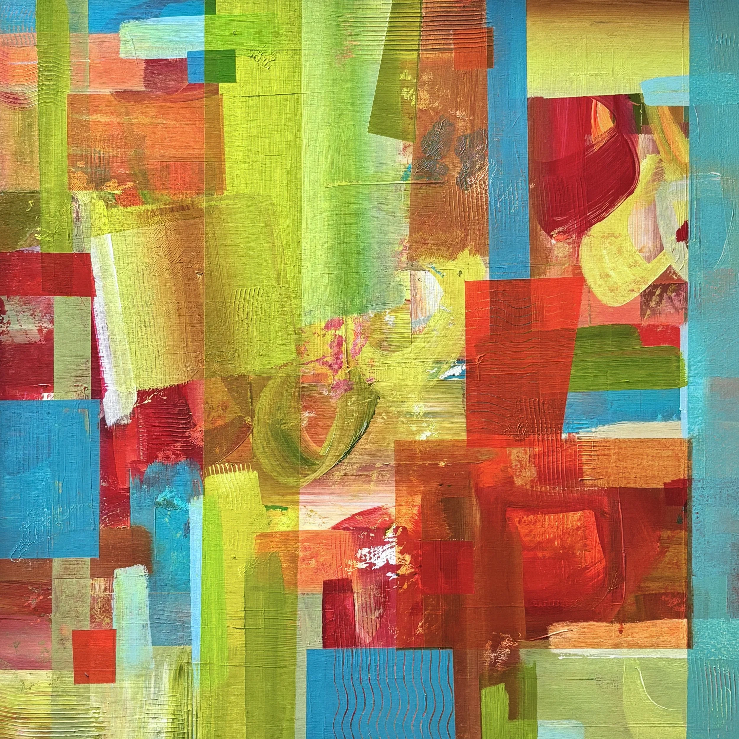 Everything, Everywhere (Almost) | 24 x 24 inches | $650