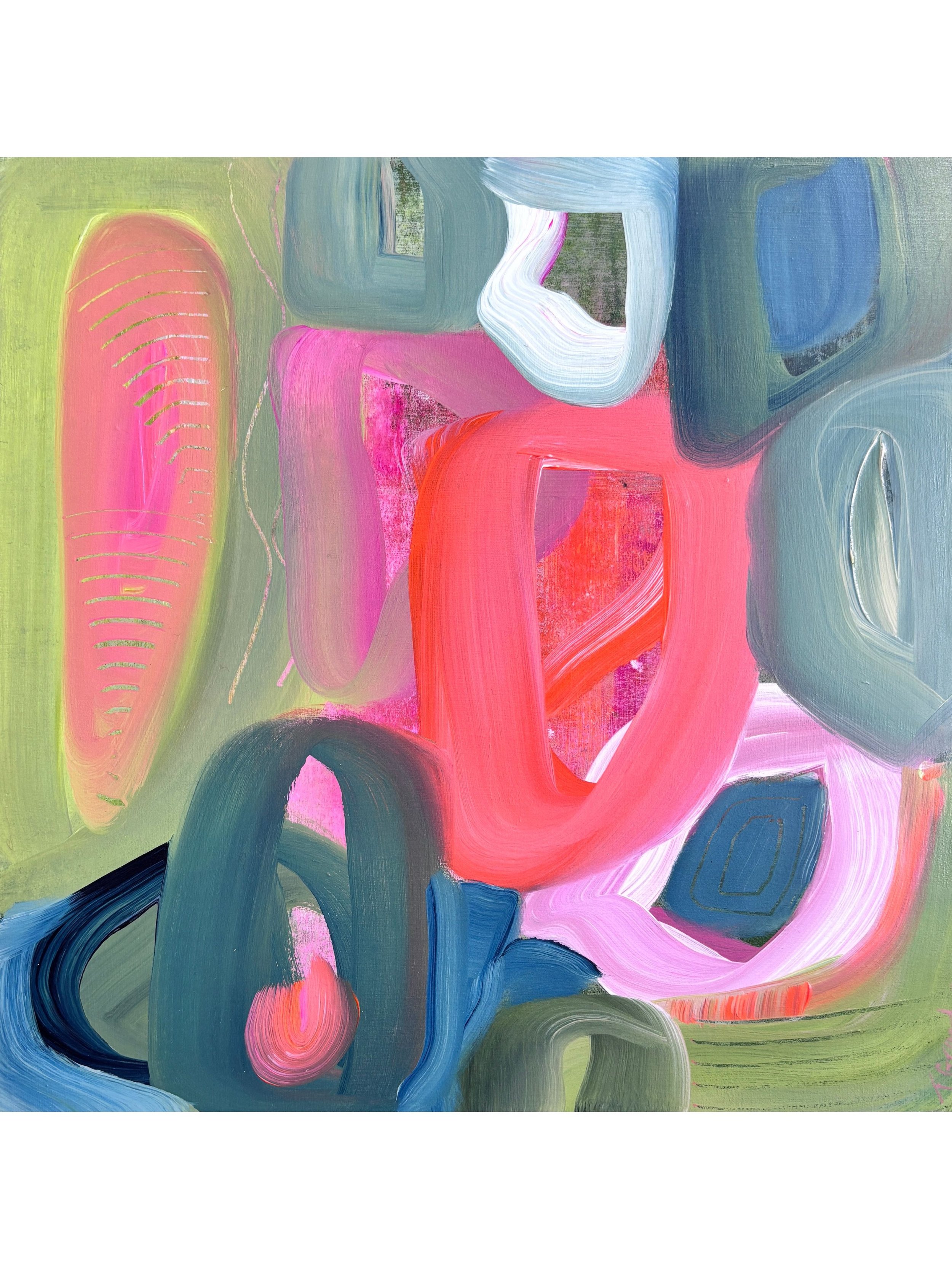 Where is Everybody? | 12 x 12 inches | Framed