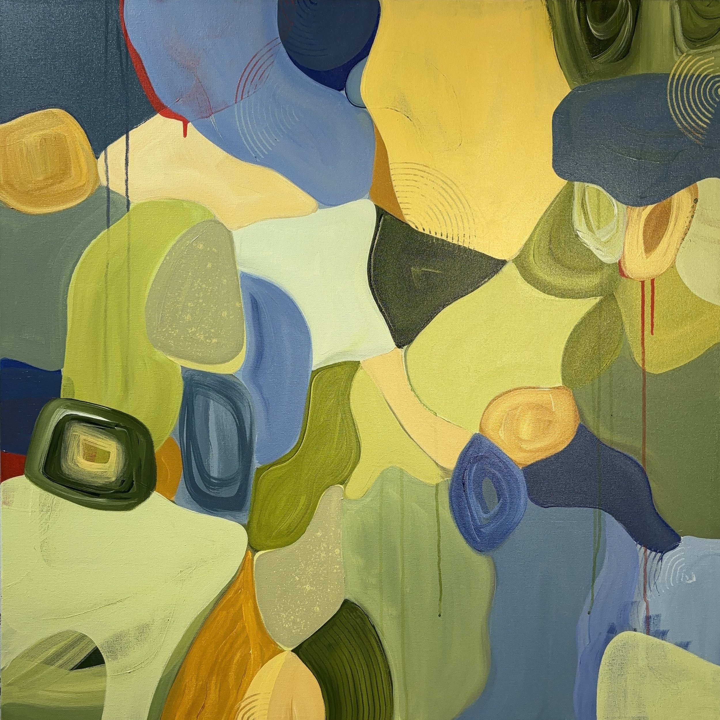 Nowhere You've Been, Somewhere You Know (36 x 36 inches)