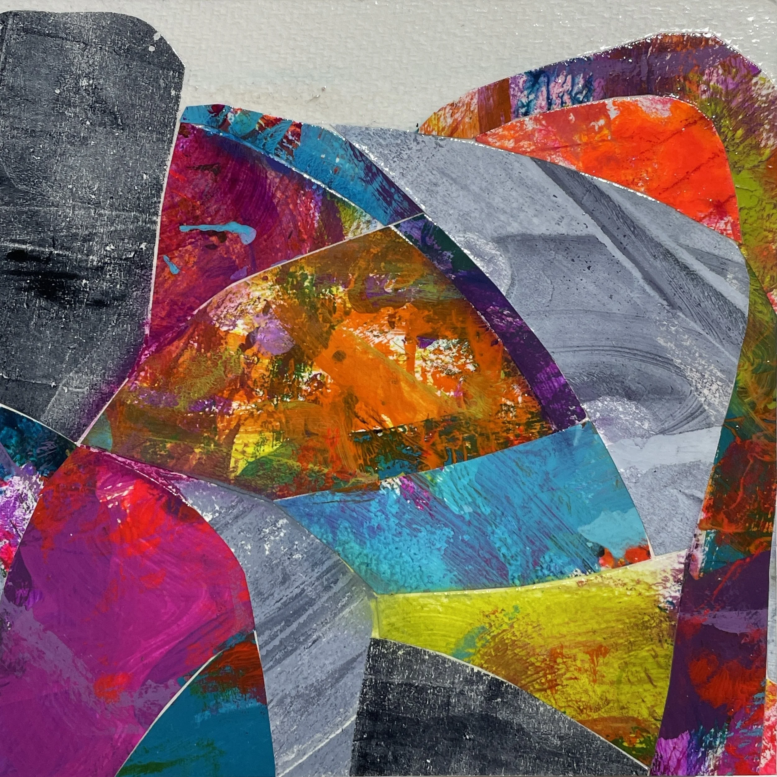 Paperscapes 1 | Framed | 7.25 x 7.25 inches | $140