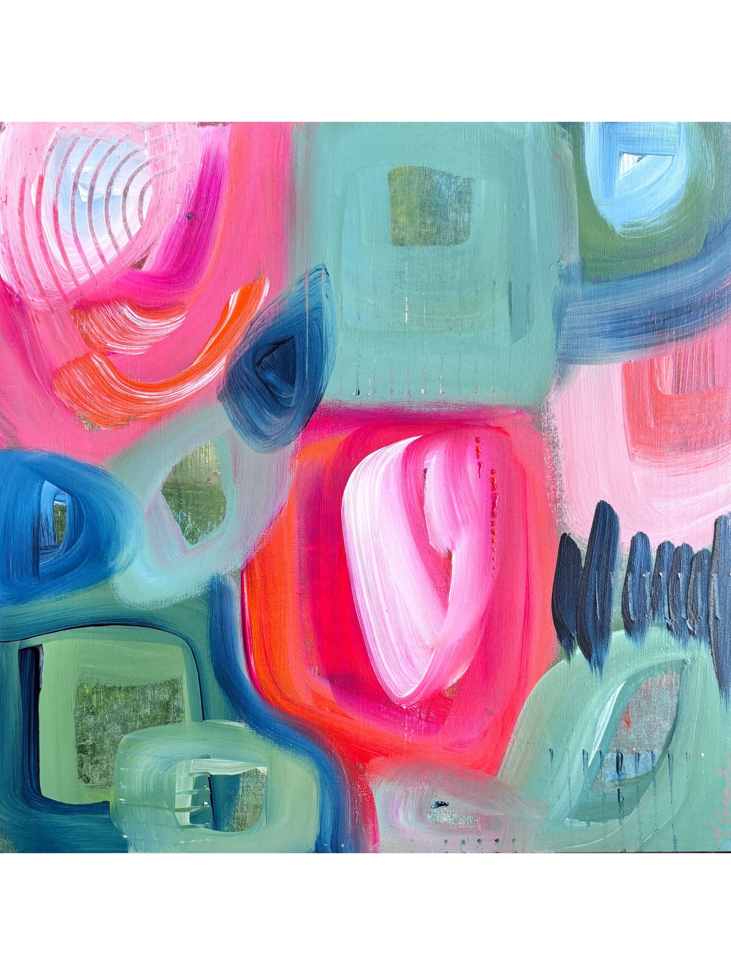 The Problem with Beautiful Things | 12 x 12 inches | Framed