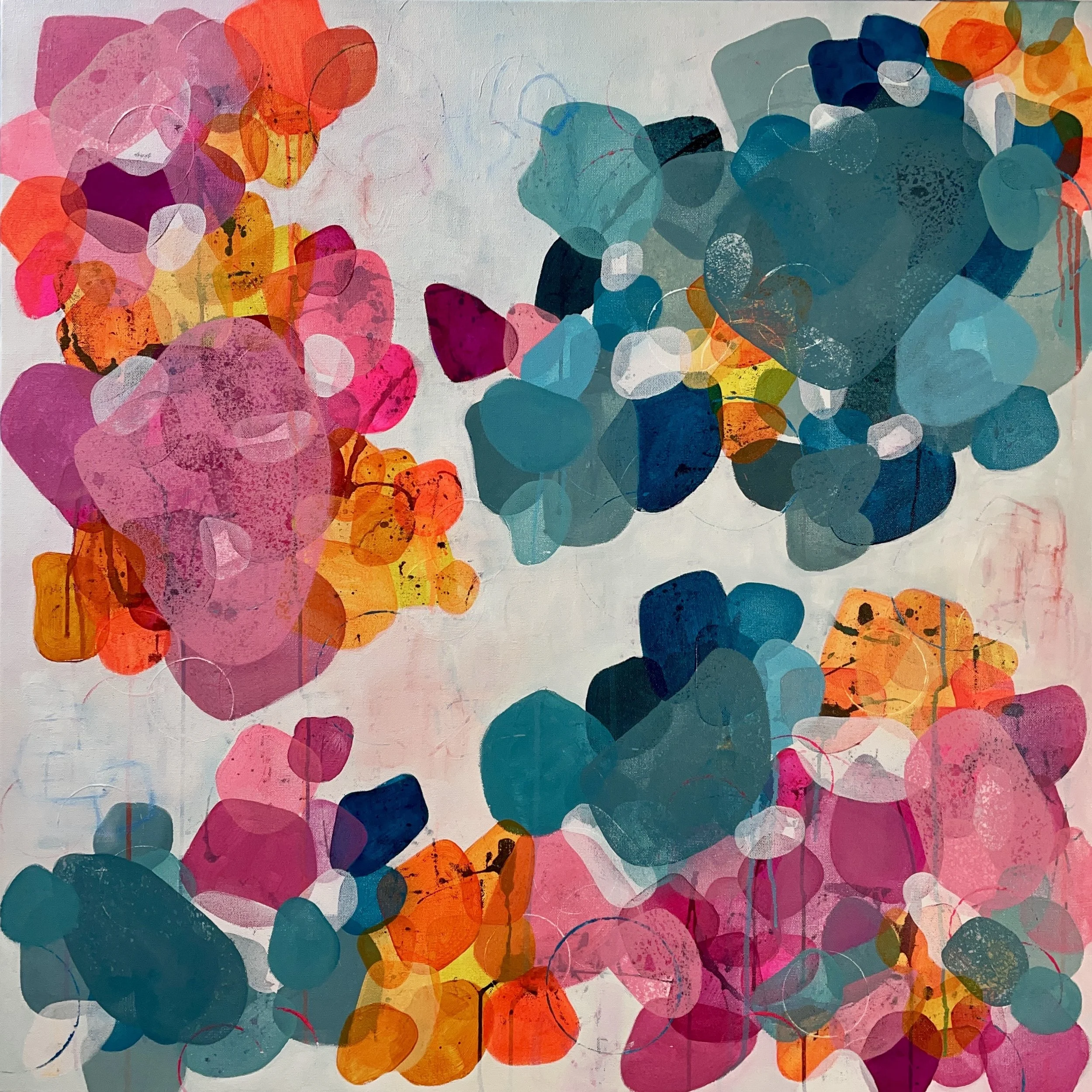 Happiness Is a Cake Pop | 36 x 36 inches