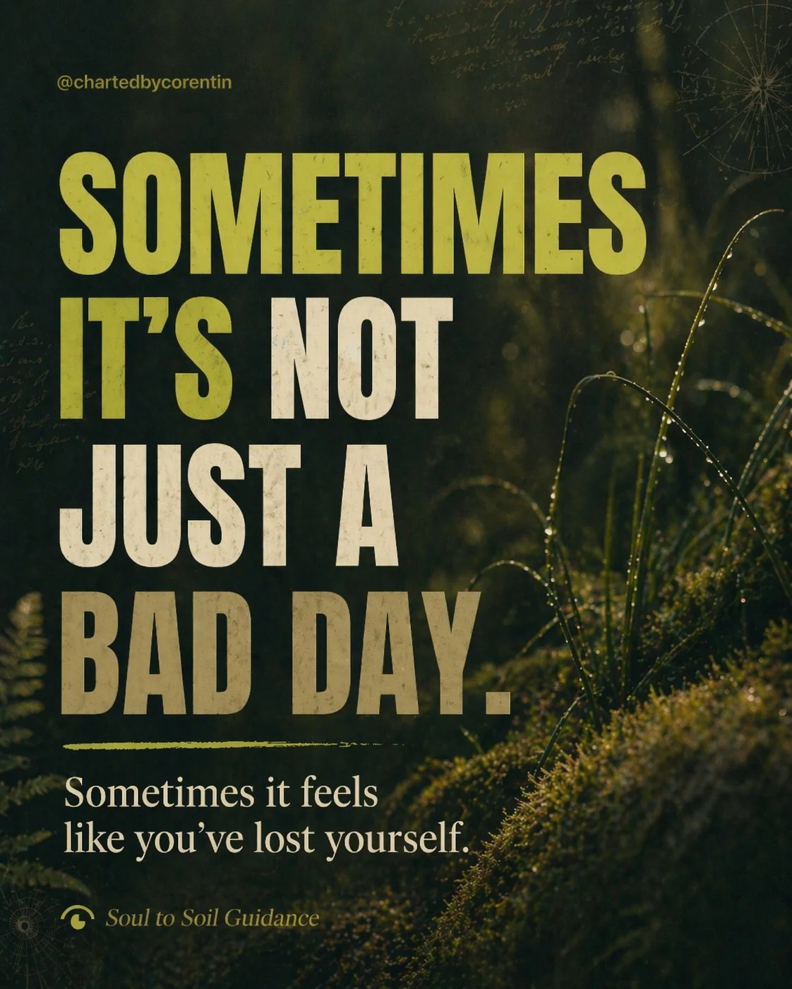 Sometimes what looks like a bad day is actually a deeper meeting with yourself.

The heavy feeling.
The loneliness.
The thoughts that say,
&ldquo;I thought I had moved past this.&rdquo;

Not every hard moment means you are failing.
Sometimes it means