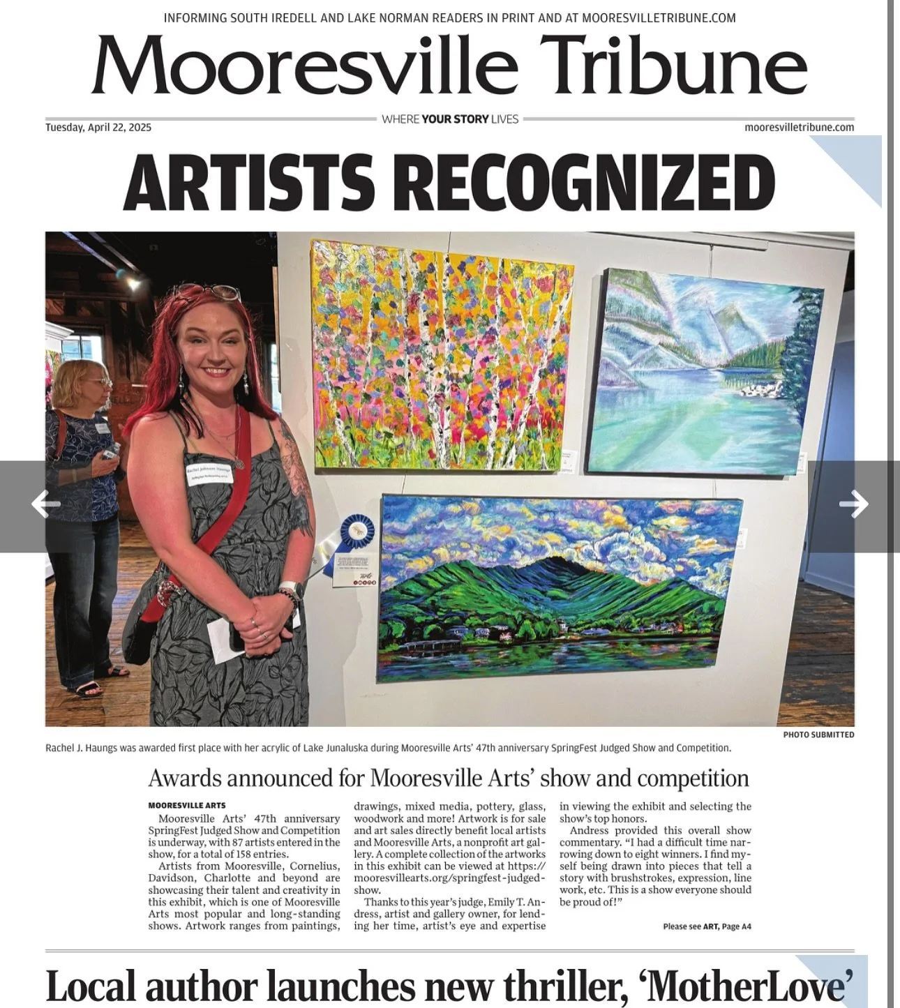 artists recognized – Mooresville tribune april 22 2025