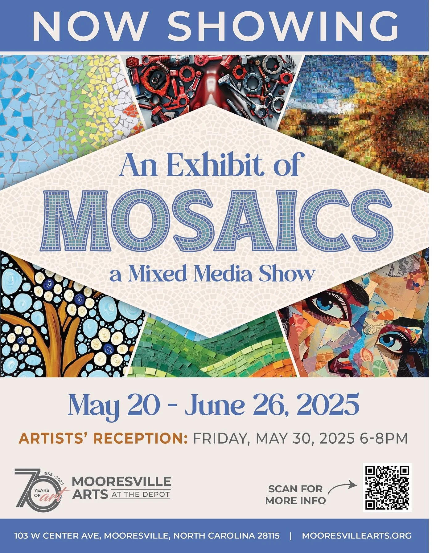 Exhibit of Mosaics - Mooresville Arts