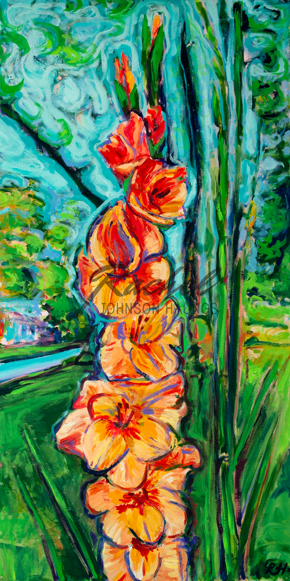 RachelJHaungs_Peachy-Gladiolus_1499-springfest-mooresville-arts-painting-flowers.png