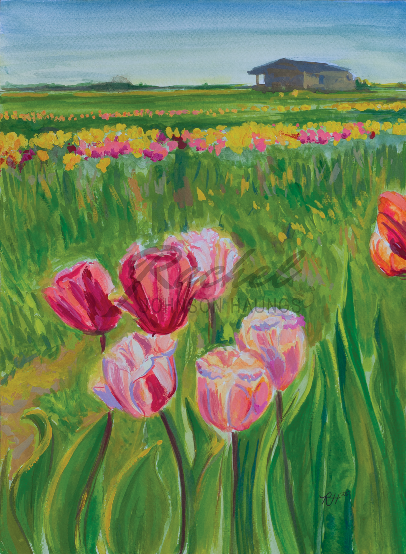 Tulips in Harmony - SOLD at 47th Annual SpringFest Judged Show