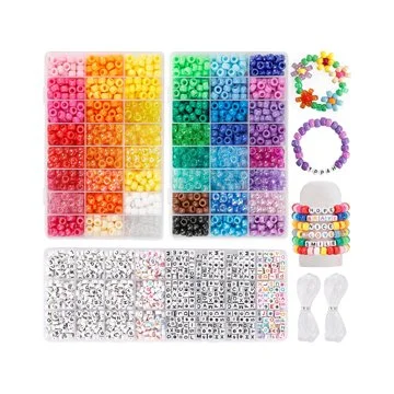 Friendship Bracelet Making Kit--Large Beads