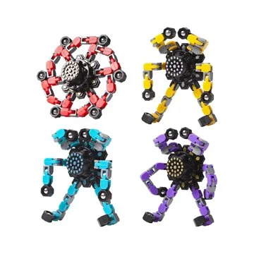 Transformable Fidget Spinners Toys 4 Pcs for Kids and Adults