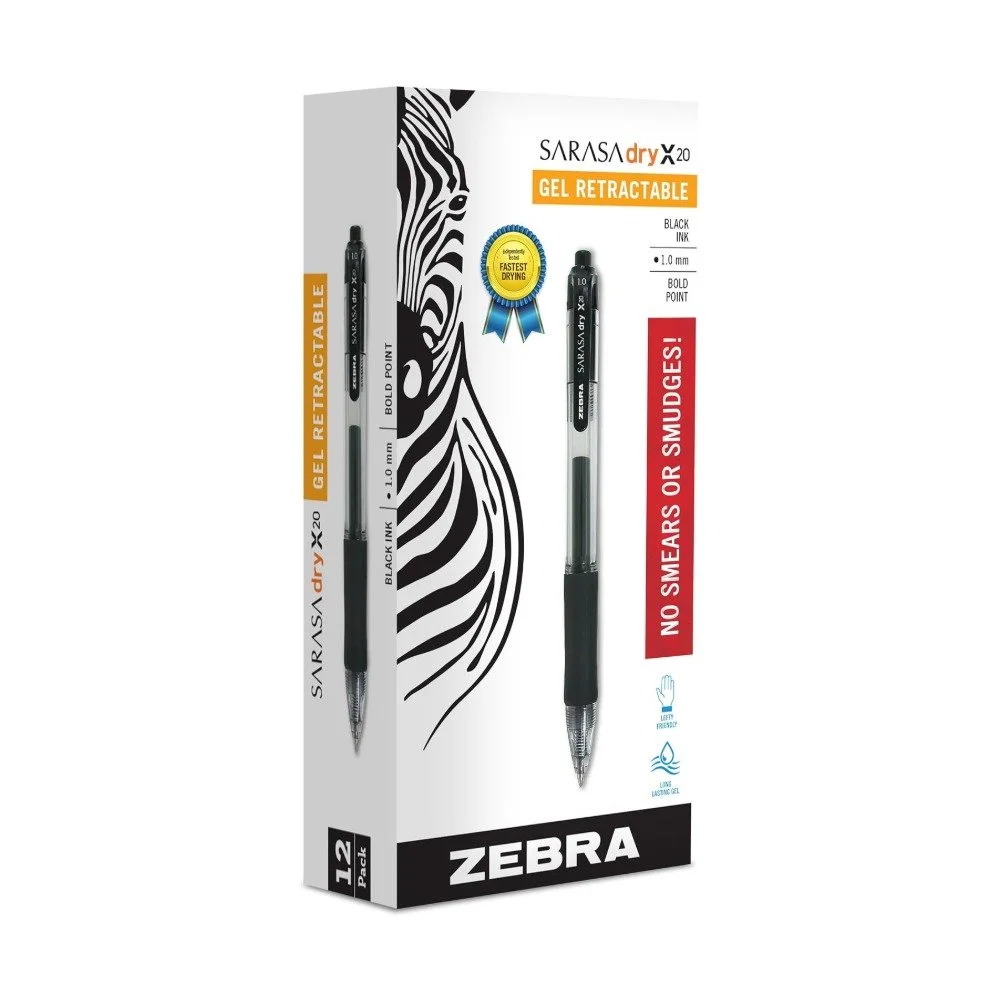 Zebra Pen SARASA X20 Retractable Gel Pen