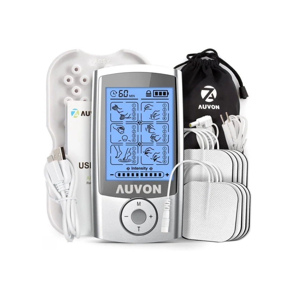 AUVON 24 Modes TENS Unit Muscle Stimulator for Pain Relief