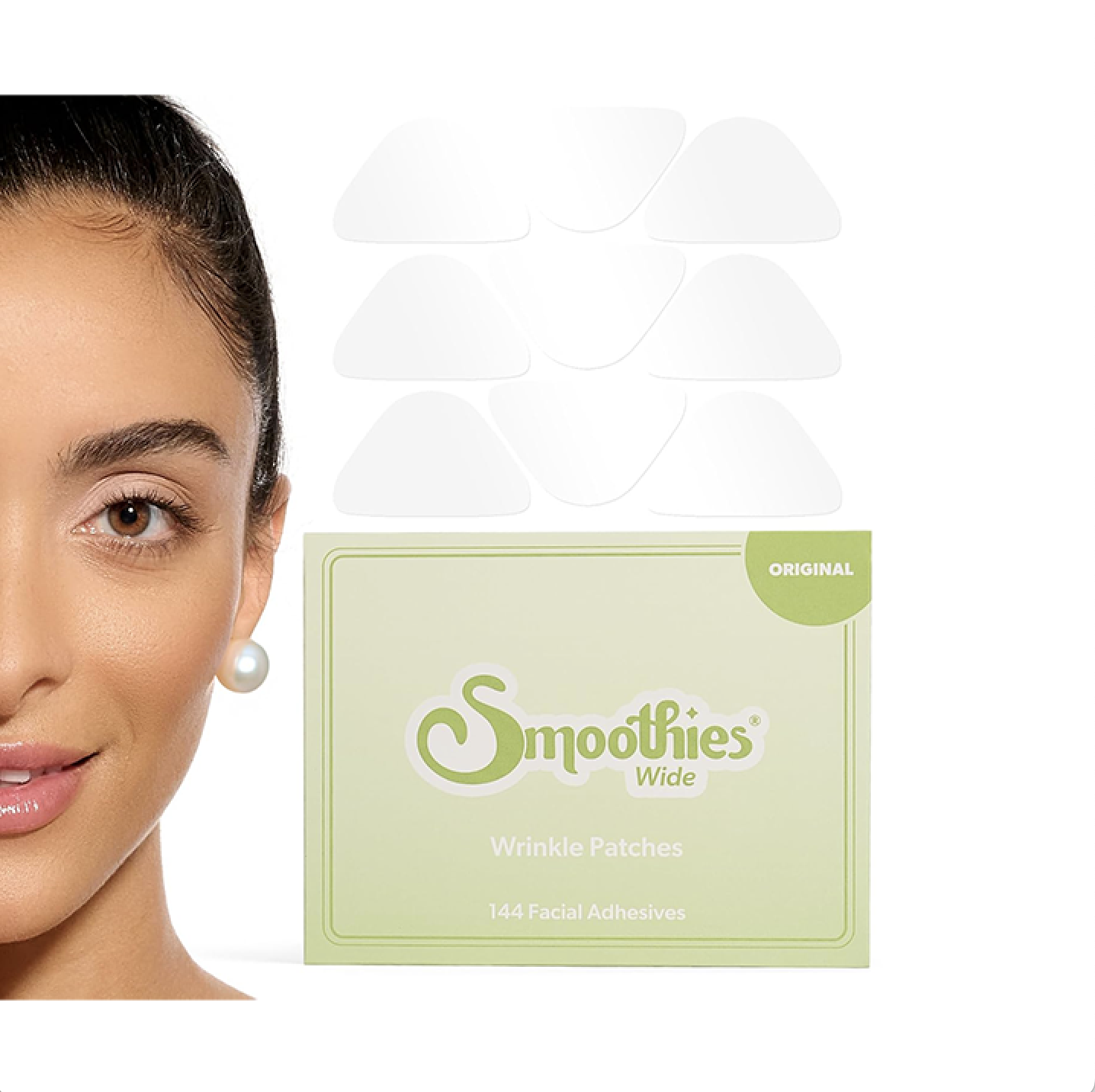 Smoothies Wide Wrinkle Patches for Face Overnight