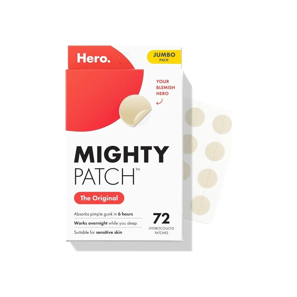 Box of Hero Cosmetics Mighty Patch Original hydrocolloid pimple patches, 72 count