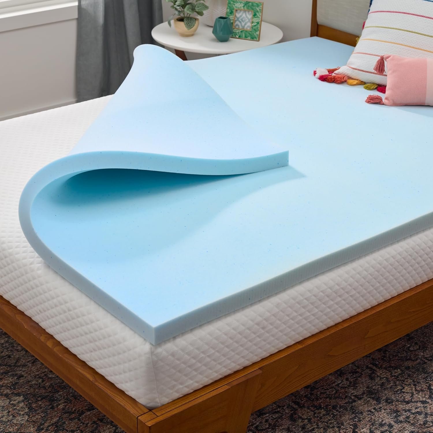 Memory foam mattress topper 
