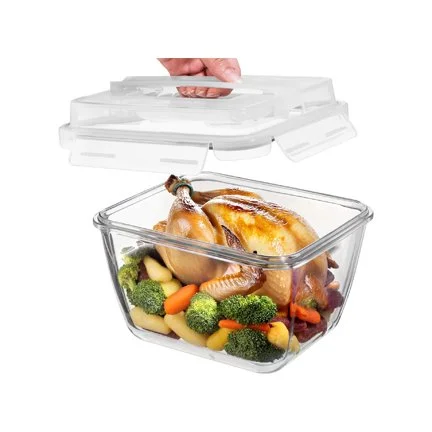 Large Glass Food Storage Container