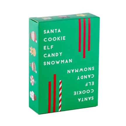 Santa Cookie Elf Candy Snowman Christmas Edition Holiday Card Game