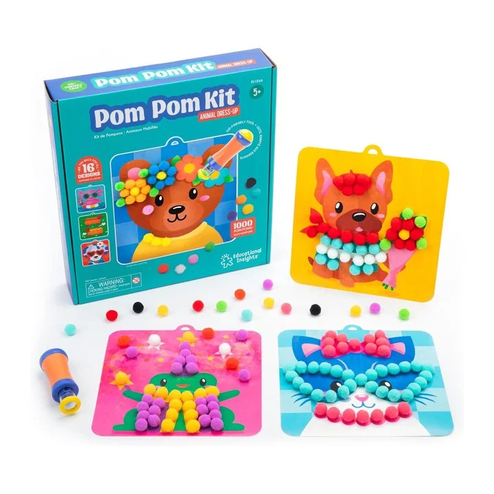 Pom Pom Kit--ANIMAL DRESS UP