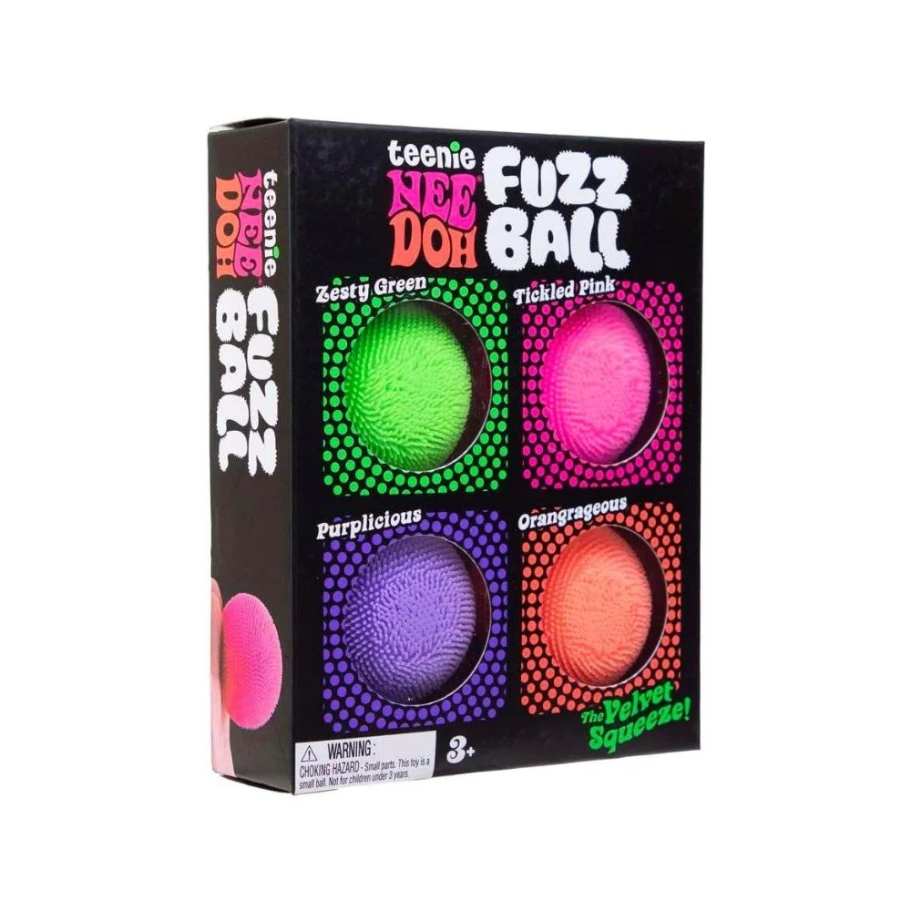 NeeDoh Teenie Fuzz Ball 4 Pack