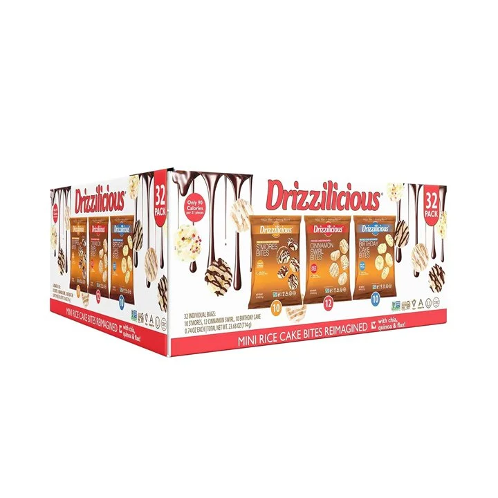 Drizzlicious Mini Rice Cakes