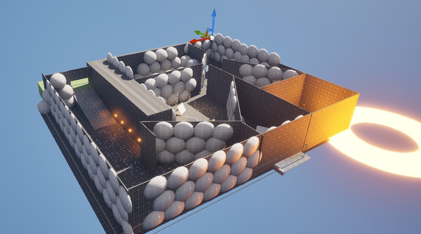 3/4 View of the block mesh