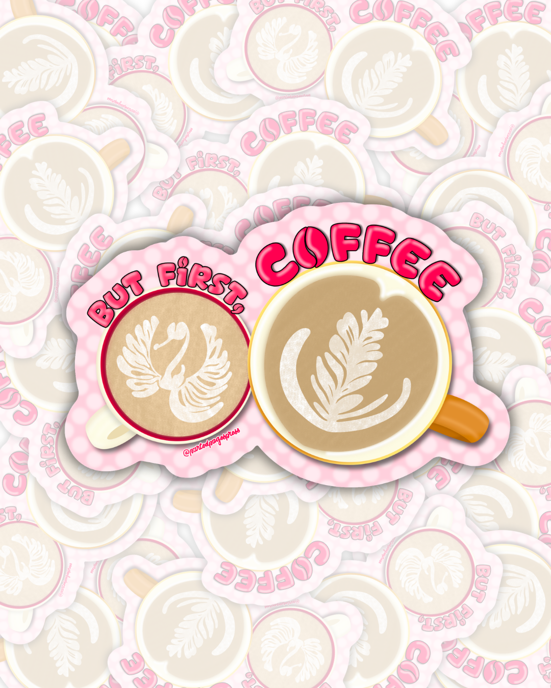 But First Coffee Sticker