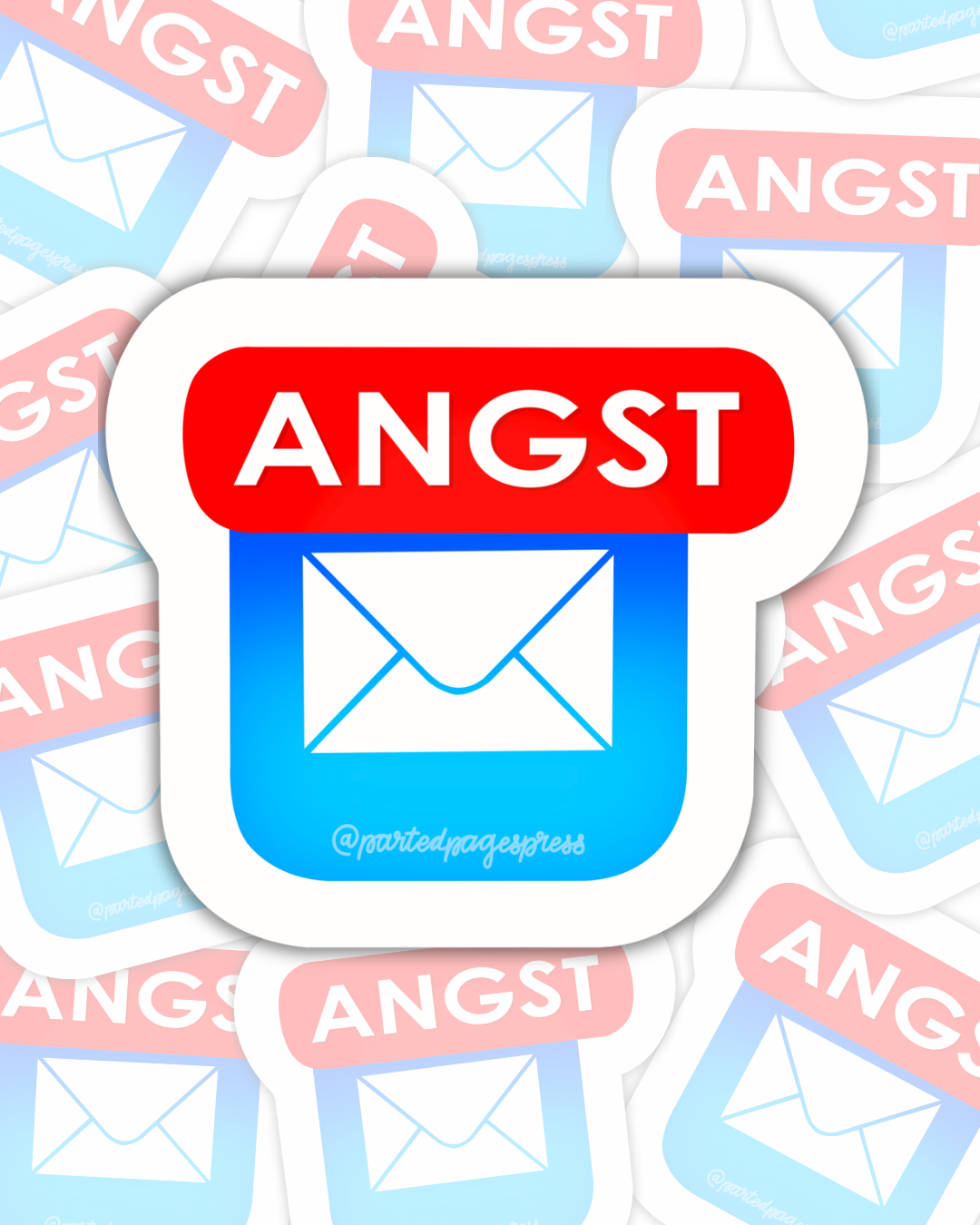 Inbox Angst Sticker