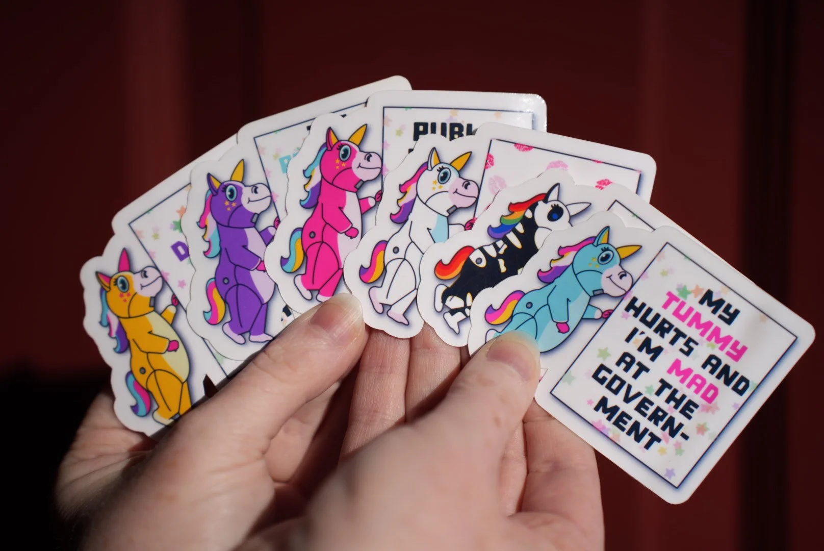 Tactical Whimsy Unicorn Sticker