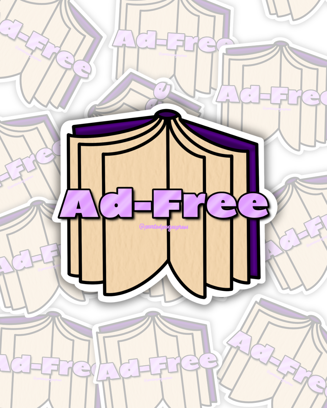 Ad-Free Sticker