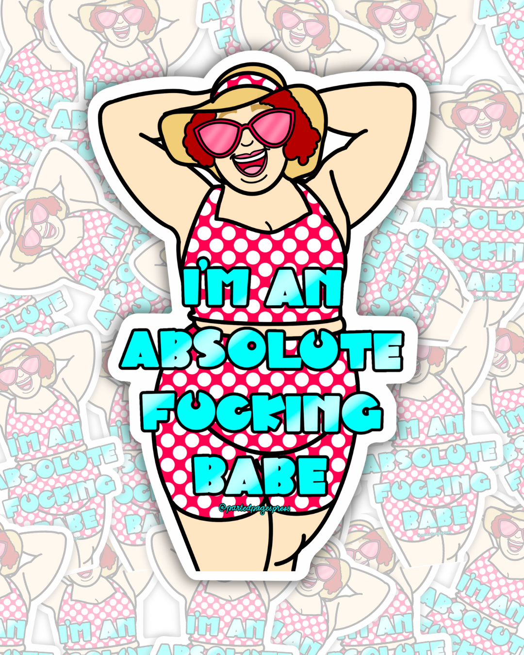 Absolute Babe Stickers