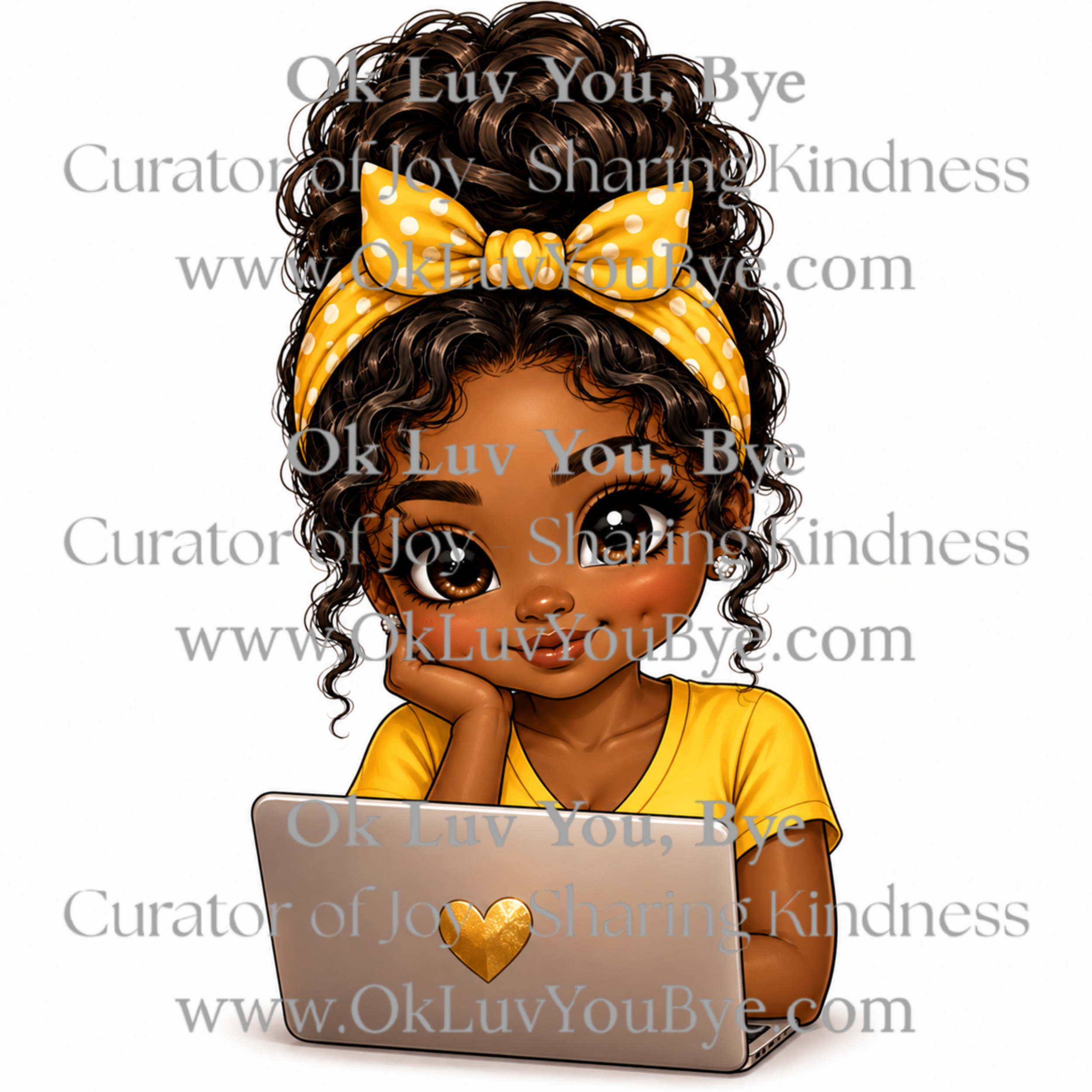 Small Business Stickers | Black Girl Maker Stickers | Small Biz Sweetie Minis (20 Stickers)