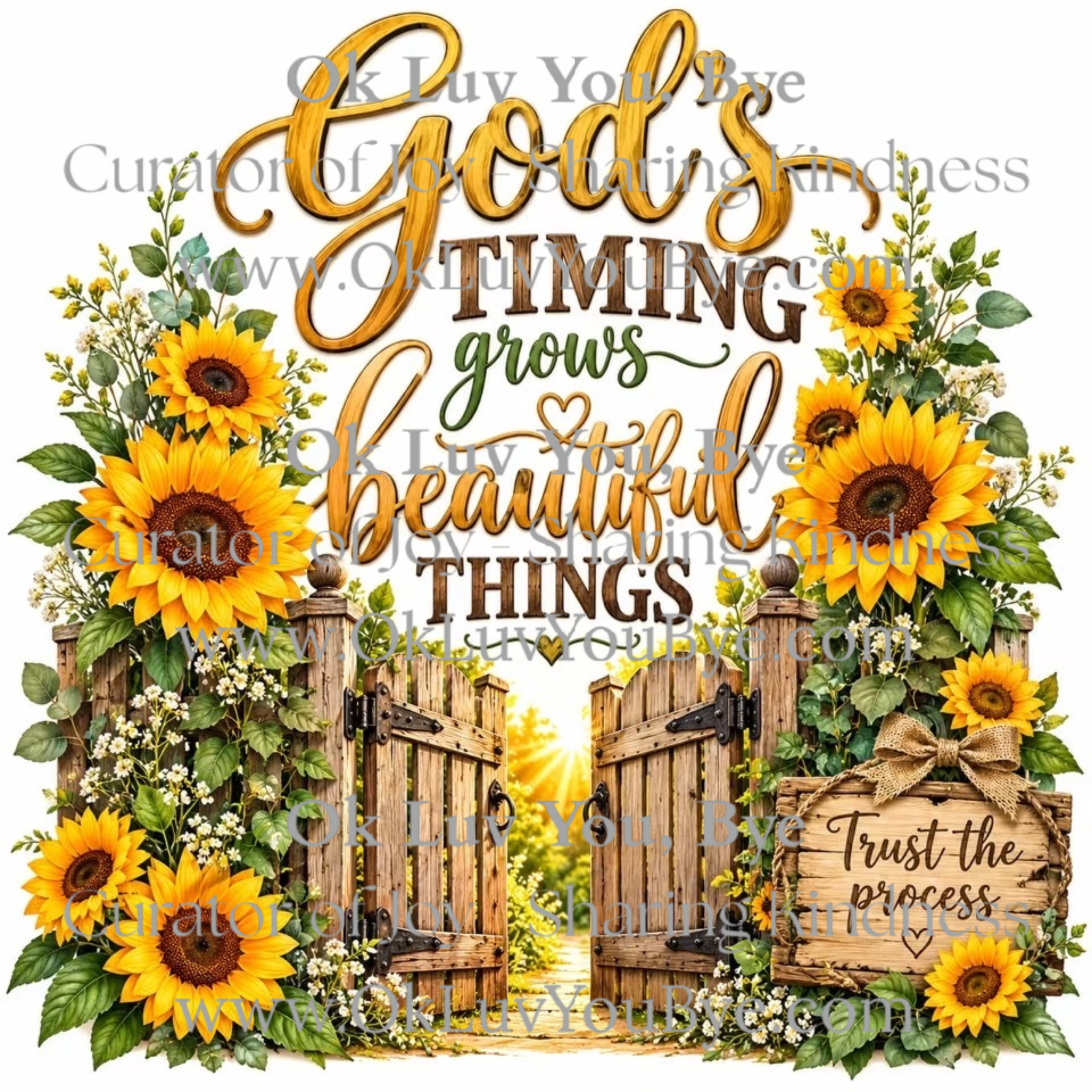 Christian Sunflower Stickers | Inspirational Bible Verse & Faith Stickers | Beautiful in His Time (4 Stickers)