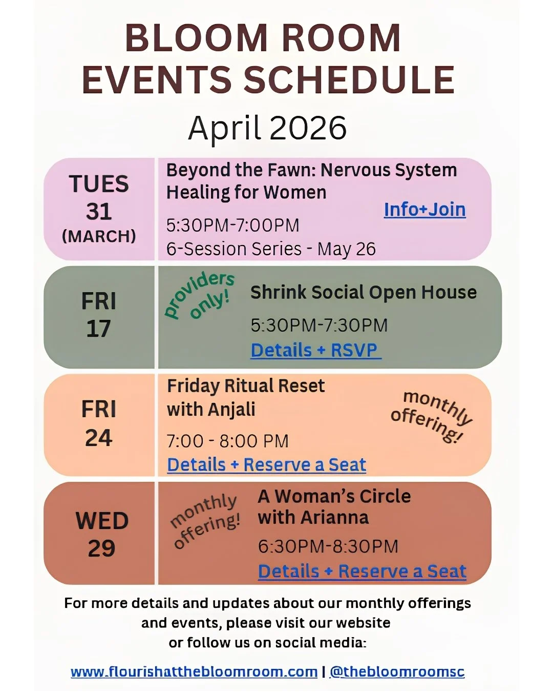 We&rsquo;ve created a space for the people who want support and connection &mdash; a place for workshops, conversations, and real-life tools you can actually use.

Think warm, grounded, practical&hellip; and community-led.

Want to be the first to kn