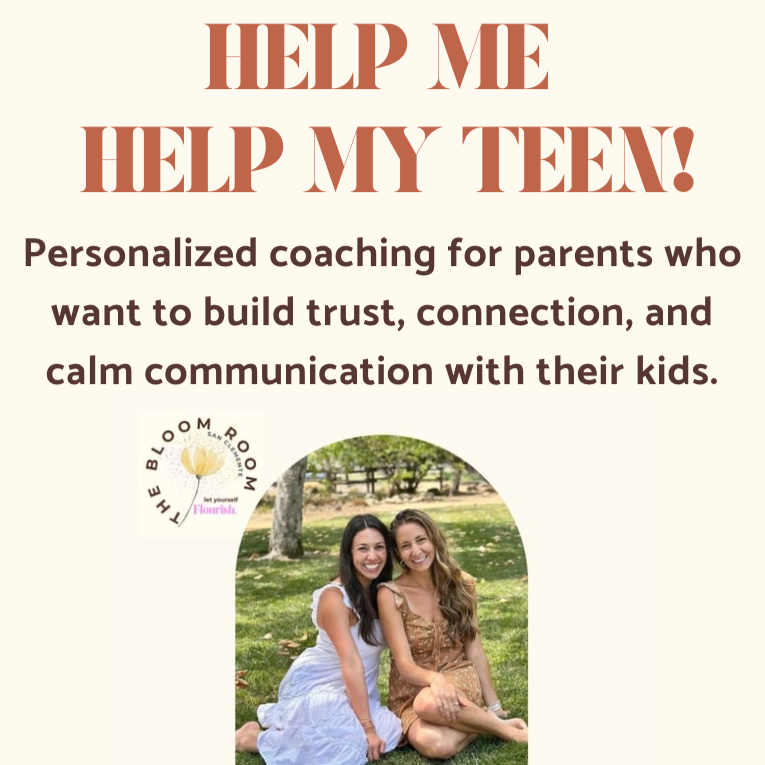 1:1 Coaching for Parents of Teens - 3 Session Package