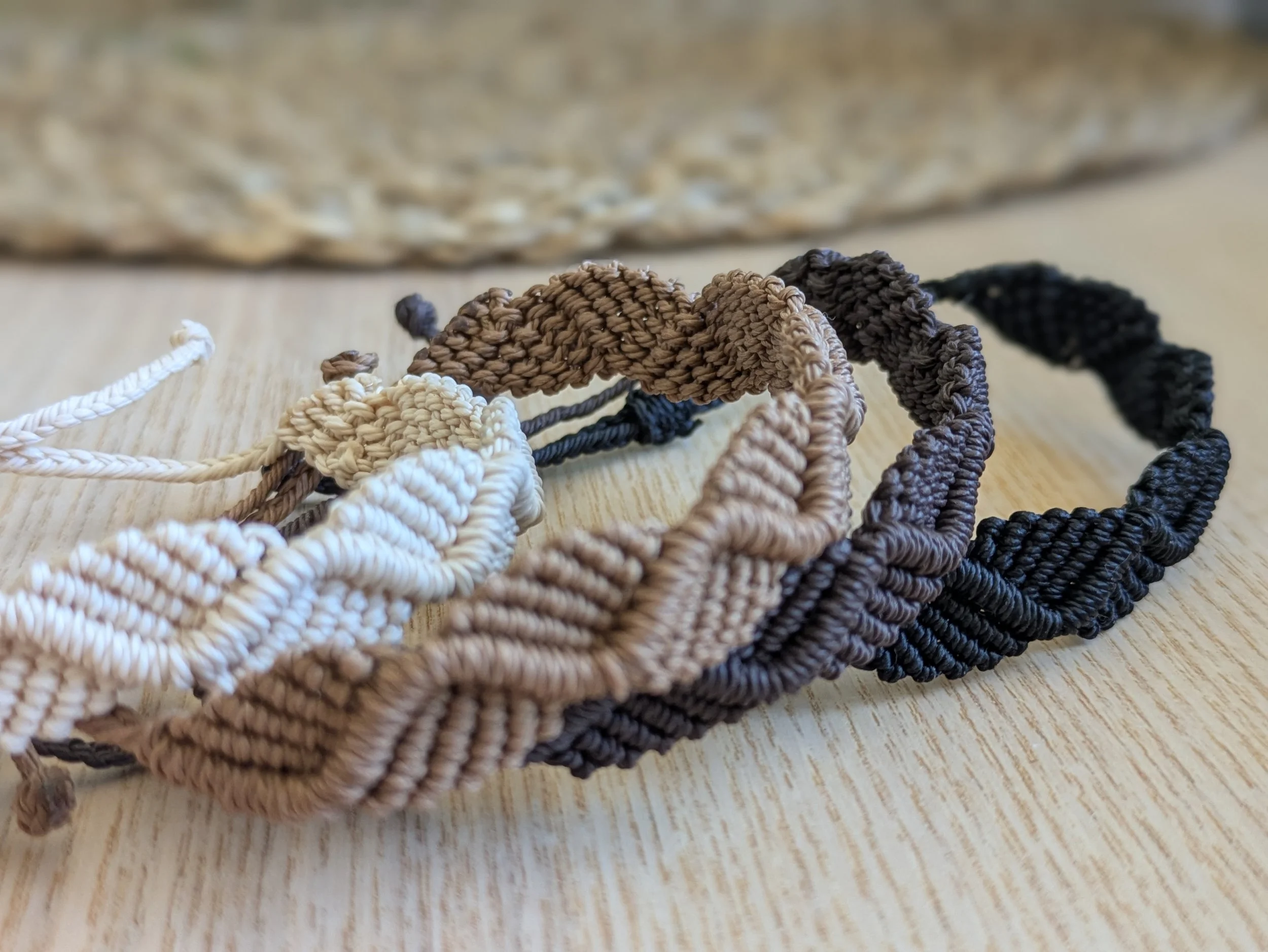 Handwoven Micro Macramé Bracelet