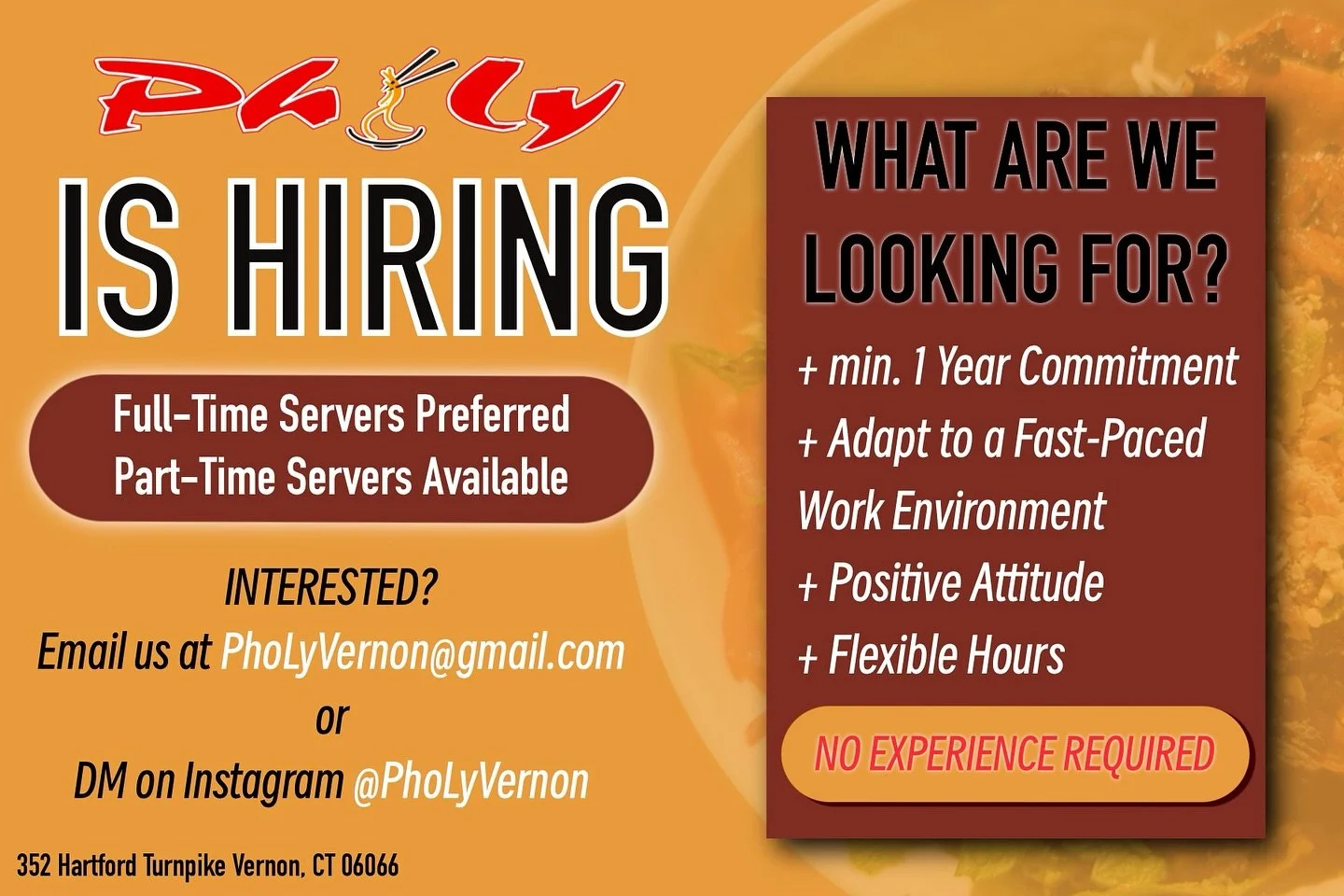 Want to be a part of our team? Message us to learn more about the position!‼️ We can&rsquo;t wait to work with you!