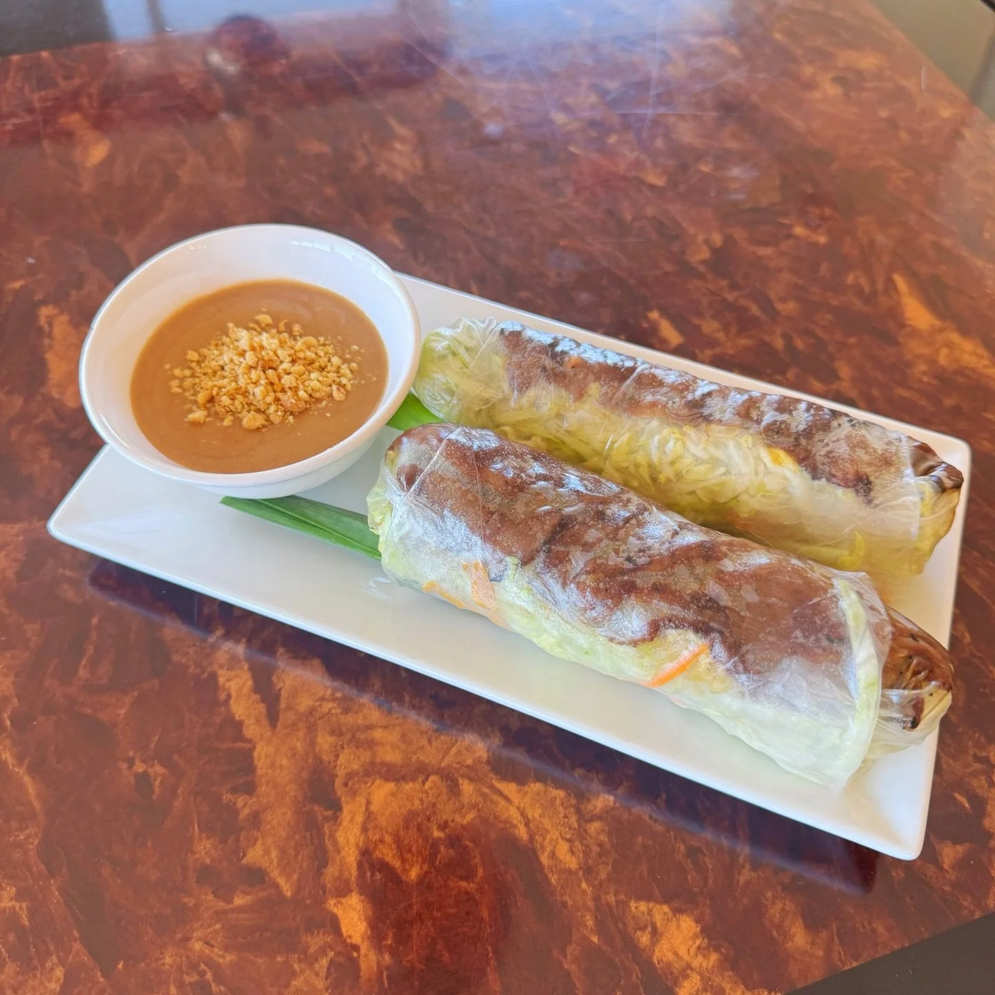 Did you know our Happy Rolls were named after how happy the owner saw his wife looked when trying the roll?🥹 Such a lovely story behind our delicious appetizer!

🍜  A5. Happy Rolls (Pictured are the Beef Happy Rolls with Peanut Sauce)
📍 352 Hartfo