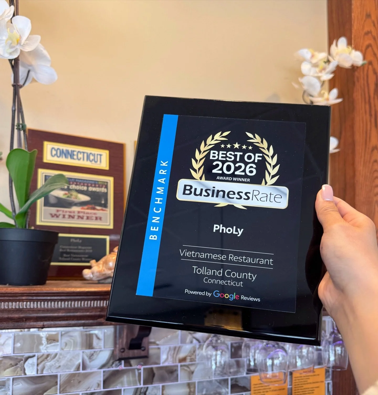 We are honored to have received the 2026 Best Vietnamese Restaurant of Tolland County award!! Thank you so much for the wonderful support, our family is forever grateful to be a part of the Tolland community&hearts;️