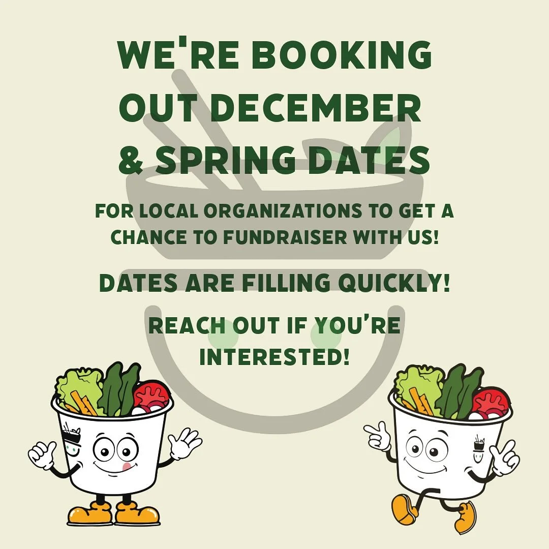 💛 Calling all local organizations! 💛
Looking for a fun way to raise funds for your cause? We&rsquo;re opening our doors to give your organization the chance to fundraise with us! 🎉✨

📅 Dates are filling up fast, so don&rsquo;t wait! Let&rsquo;s m