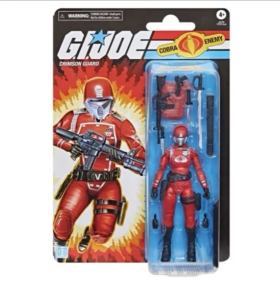 G.I. Joe Classified Series Retro Cardback Crimson Guard 6-Inch Action Figure In box