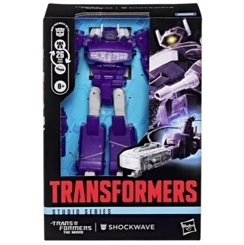 Transformers Studio Series 86 Voyager Class Transformers: The Movie Shockwave Front box