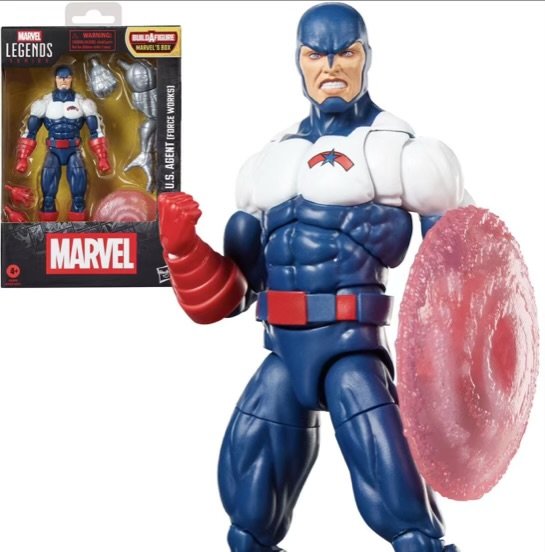 Marvel Legends Series U.S. Agent (Force Works) 6-Inch Action Figure BAF FREE STAND