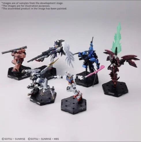 Gundam Assemble 01 Starter Set Six figures painted